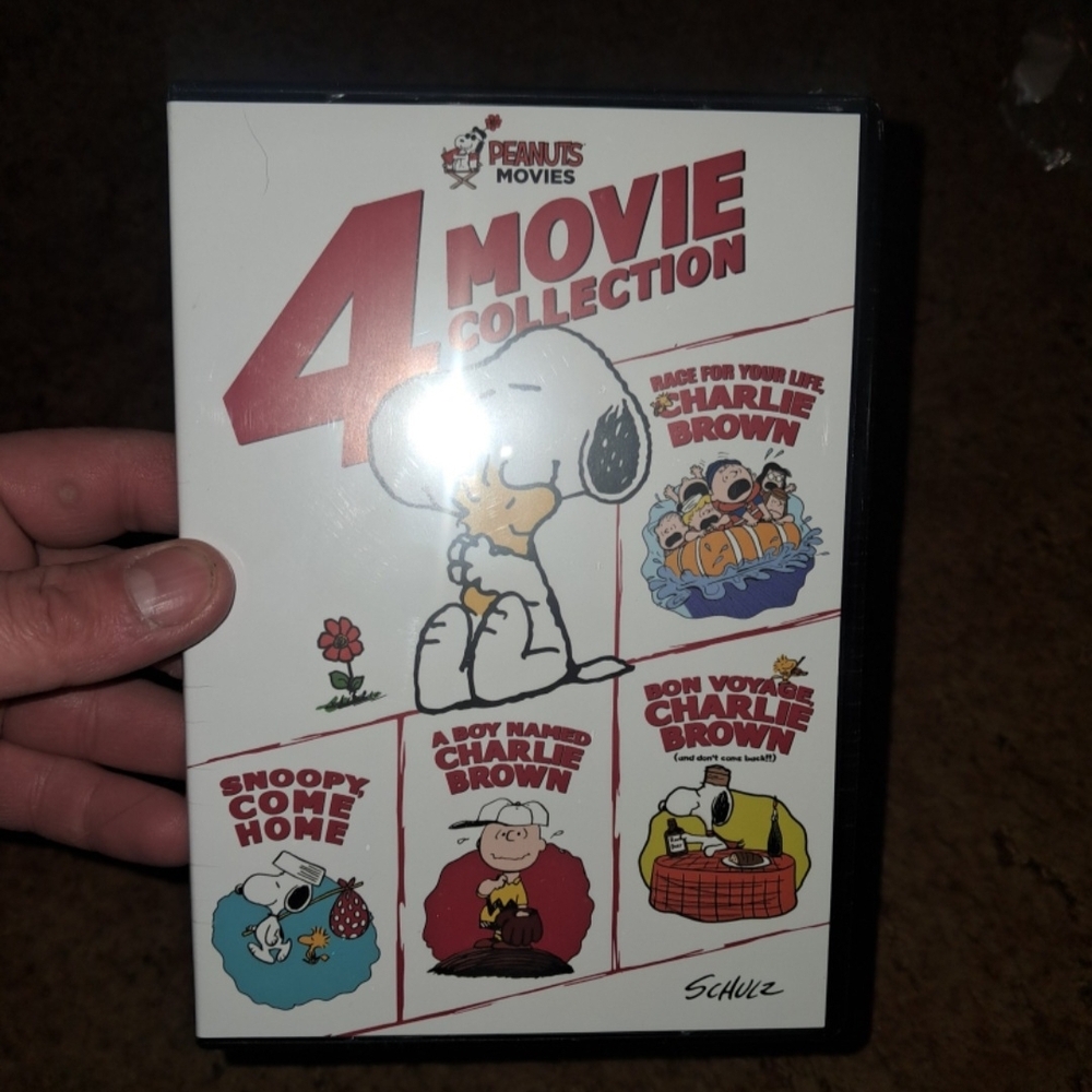 Peanuts 4 Movie Collection DVD - Red, White, Black